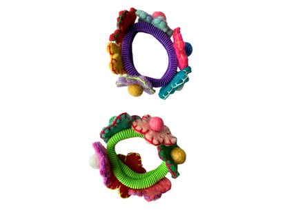 DC Flower Felt Hair Tie | 333 FH