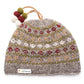 Thame Pom Tassel Hat | Brown/Maroon