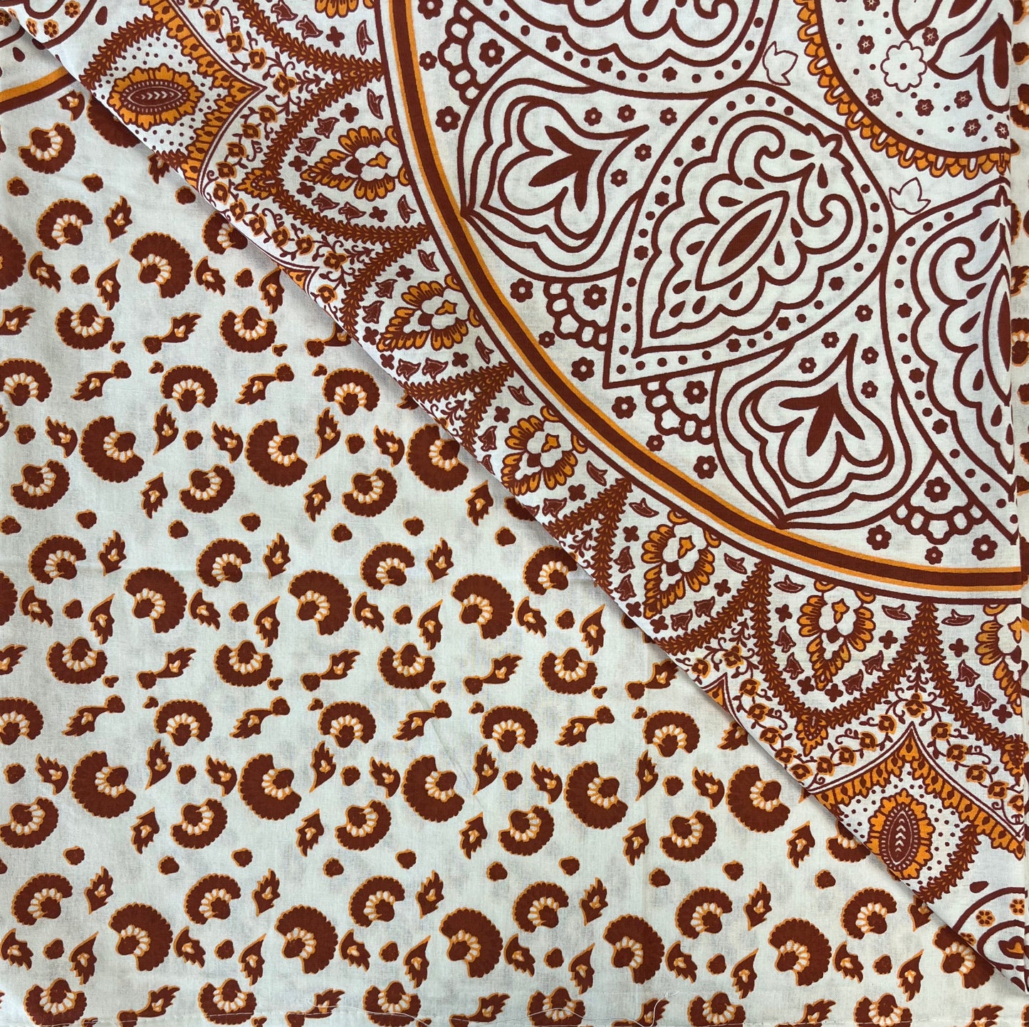 White/Orange Tapestry