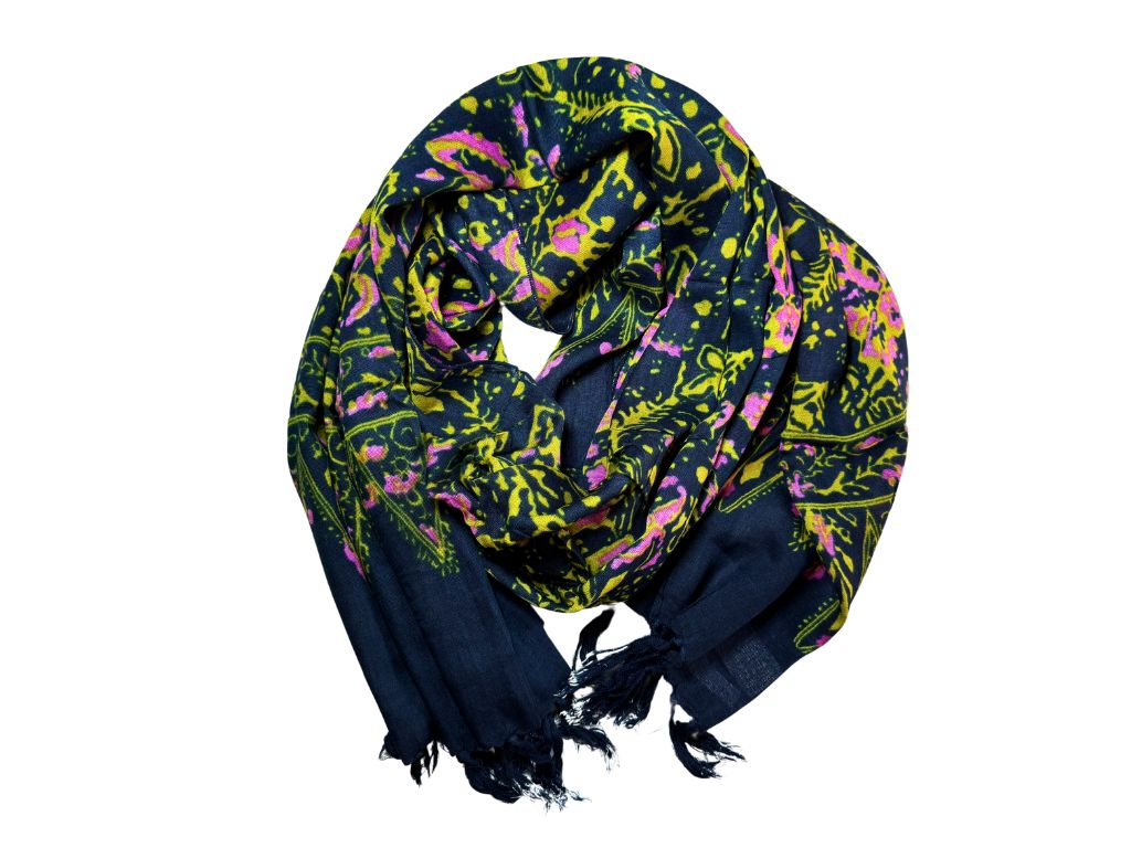 Javanese Printed Rayon Scarf large| 686 RS